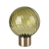 Candlelight Home LED Lamps 24cm LED Glass Ball Lamp - Green 1PK