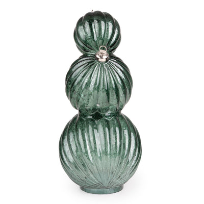 Candlelight Home LED Lamps 3 Stacking Glass Baubles with LED Lights - Green Hummingbird 6pk