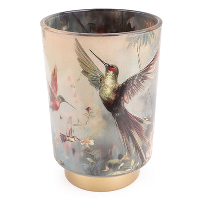 Candlelight Home LED Lamps Glass LED Lantern- Hummingbird 1pk