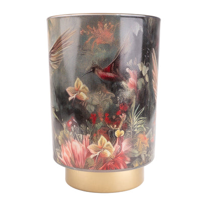 Candlelight Home LED Lamps Glass LED Lantern- Hummingbird 1pk