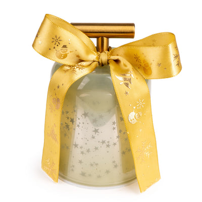 Candlelight Home LED Lamps Small LED Bell Lamp with Ribbon - Gold Hummingbird 1pk