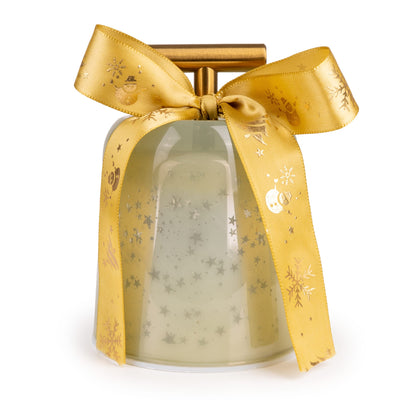Candlelight Home LED Lamps Small LED Bell Lamp with Ribbon - Gold Hummingbird 1pk