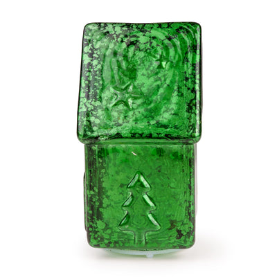 Candlelight Home LED Lamps Small LED Glass House – Green Ho Ho Ho 12pk