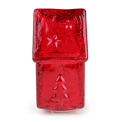 Candlelight Home LED Lamps Small LED Glass House – Red Ho Ho Ho 12pk