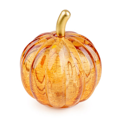 Candlelight Home LED Lamps Small LED Glass Pumpkin - Orange 12pk
