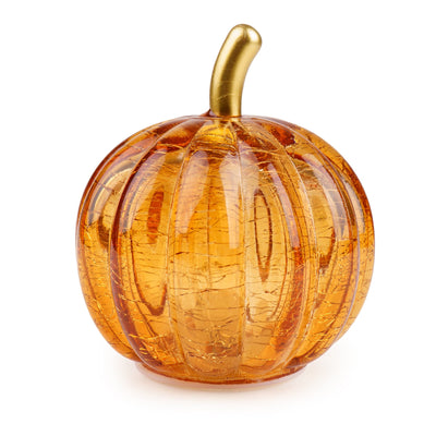 Candlelight Home LED Lamps Small LED Glass Pumpkin - Orange 12pk