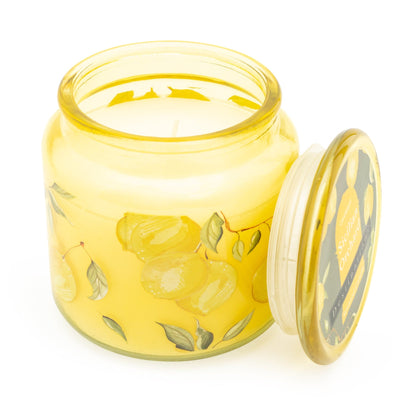 Candlelight Home LIDDED CANDLE JAR 'SICILIAN ORCHARD' LEMON GROVE SCENT