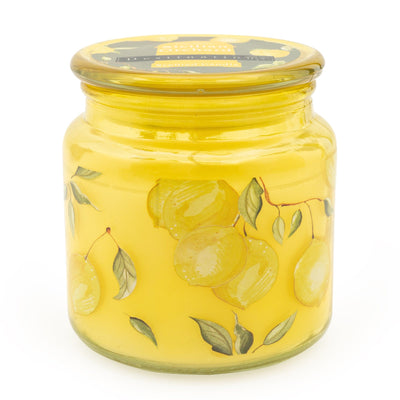 Candlelight Home LIDDED CANDLE JAR 'SICILIAN ORCHARD' LEMON GROVE SCENT