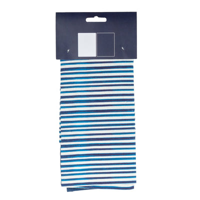 Candlelight Home Mugs Jeff Banks Set of 2 Printed Tea Towels – Stripes Blue 6pk