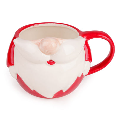 Candlelight Home Mugs Santa Mug with Lid– Red 4pk