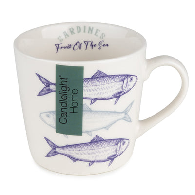 Candlelight Home Mugs Wide Mug Fish - Harbour 6pk
