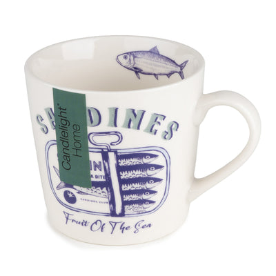 Candlelight Home Mugs Wide Mug Sardines - Harbour 6pk