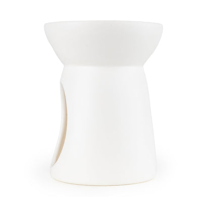 Candlelight Home Oil Burner 13cm Ceramic Oil Burner - Matt White 6pk