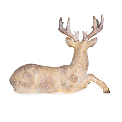 Candlelight Home Ornaments 70cm Laying Stag - Brushed Gold 1pk