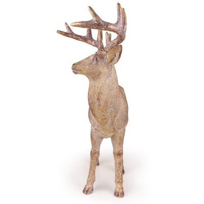 Candlelight Home Ornaments 80cm Standing Stag - Brushed Gold 1pk