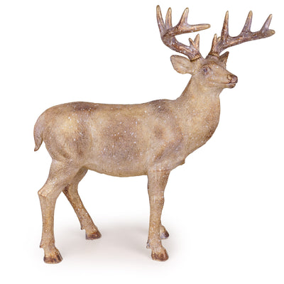 Candlelight Home Ornaments 80cm Standing Stag - Brushed Gold 1pk