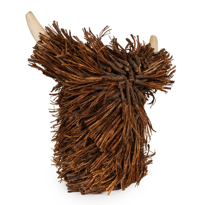 Candlelight Home Ornaments Decorative Piece - Standing Highland Cow Head 1pk