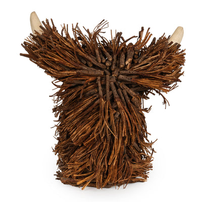 Candlelight Home Ornaments Decorative Piece - Standing Highland Cow Head 1pk