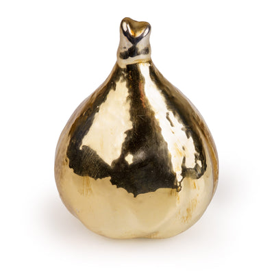 Candlelight Home Ornaments Large Fig Ornament - Gold 6pk