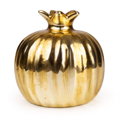 Candlelight Home Ornaments Large Pomegranate - Gold 6pk