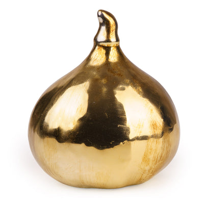 Candlelight Home Ornaments Small Fig Ornament - Gold 6pk