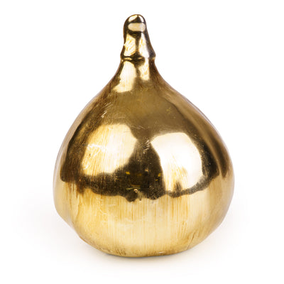Candlelight Home Ornaments Small Fig Ornament - Gold 6pk