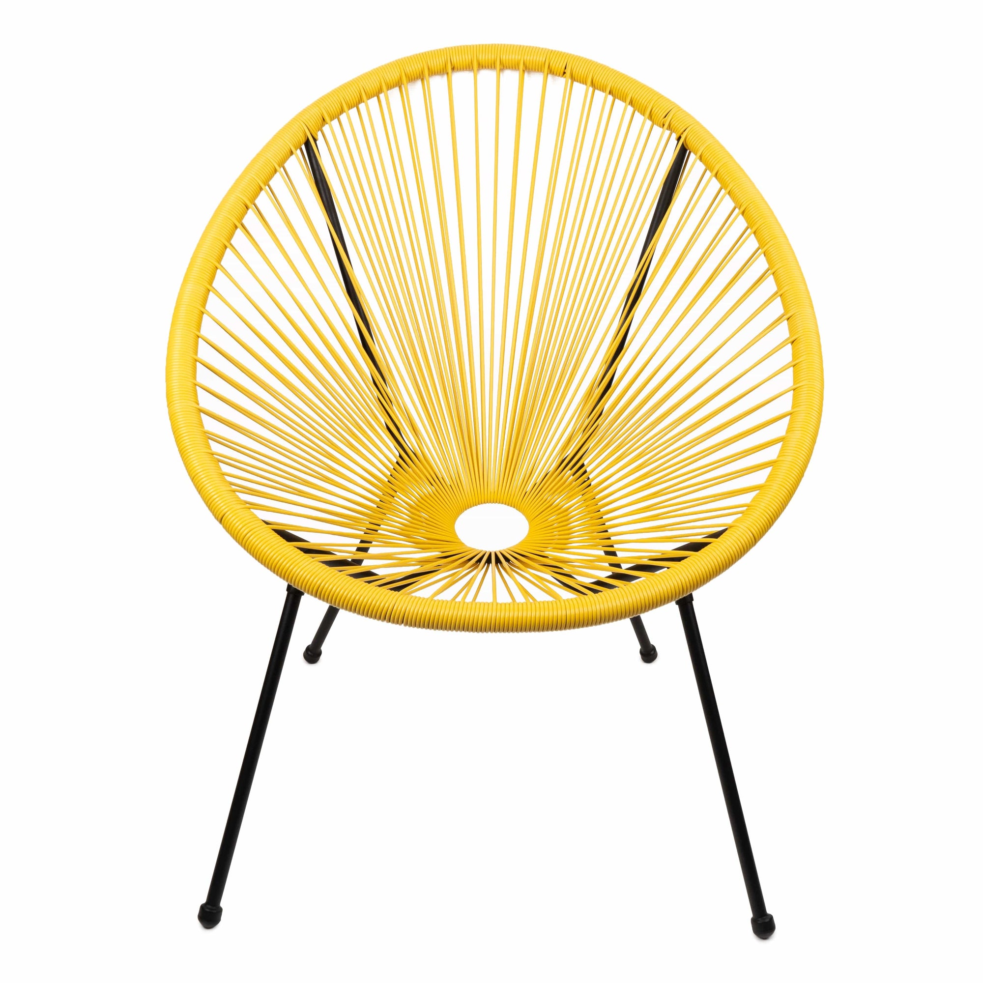 Egg Chair Yellow 1PK Candlelight Home