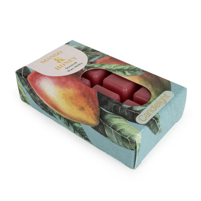 Candlelight Home PACK 8 WAX MELTS MANGO & HONEY - 5% MANGO & HONEY SCENT