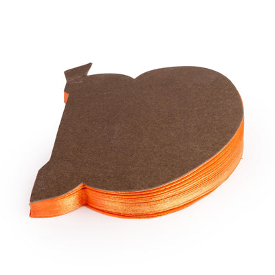 Candlelight Home Paper Decoration 17cm Pumpkin Paper Decoration - Orange 6pk