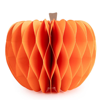 Candlelight Home Paper Decoration 17cm Pumpkin Paper Decoration - Orange 6pk