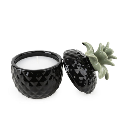 Candlelight Home PINEAPPLE SHAPED CERAMIC CANDLE - 5% PINEAPPLE & COCONUT SCENT