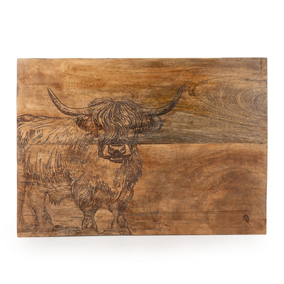 Candlelight Home Placemats Set of 2 Placemats - Highland Cow 2pk