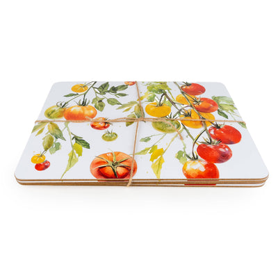 Candlelight Home Placemats Set of 4 Placemats - Tomatoes 4pk