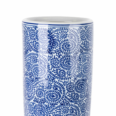 Candlelight Home Planters & Vases 45cm Cylinder Vase - Blue/White 2PK