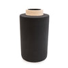 Candlelight Home Planters & Vases Black and Cream Cylinder Vase 32.5cm (MO) 1PK
