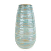 Candlelight Home Planters & Vases Large Ridged Vase - reactive blue glaze 2PK