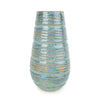Candlelight Home Planters & Vases Small Ridged Vase - reactive blue glaze 4PK