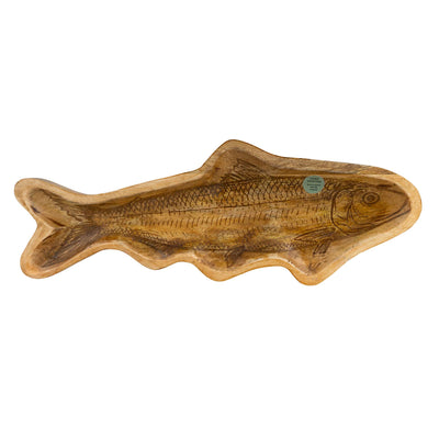 Candlelight Home Platter Fish Platter Mango Wood - Harbour 4pk