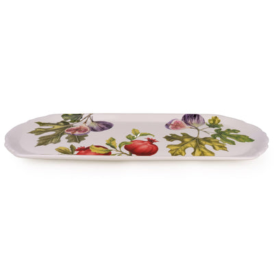 Candlelight Home Platter Large Rectangular Serving Platter - Fig & Pomegranate 4pk