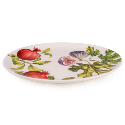Candlelight Home Platter Oval Serving Platter - Fig & Pomegranate 4pk