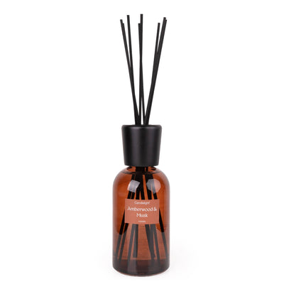 Candlelight Home Reed Diffusers 1000ml Reed Diffuser – Amberwood & Musk 6pk