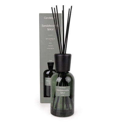 Candlelight Home Reed Diffusers 1000ml Reed Diffuser – Sandalwood & Spice 6pk