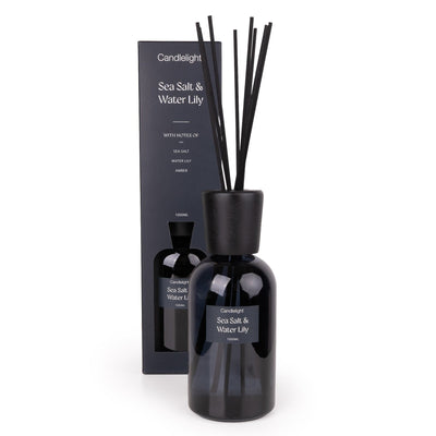 Candlelight Home Reed Diffusers 1000ml Reed Diffuser – Sea Salt & Water Lily 6pk