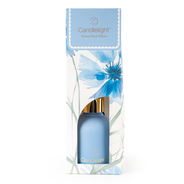 100ml Reed Diffuser - Blue Flowers 8pk - Candlelight Home