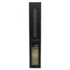 Candlelight Home Reed Diffusers 1200ml Clear Ridged Glass Reed Diffuser Violet Amber Scent 2PK