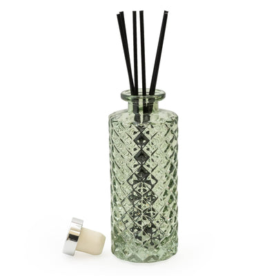 Candlelight Home Reed Diffusers 150ml Reed Diffuser Borneo  With Corsia Scent - Green 6PK