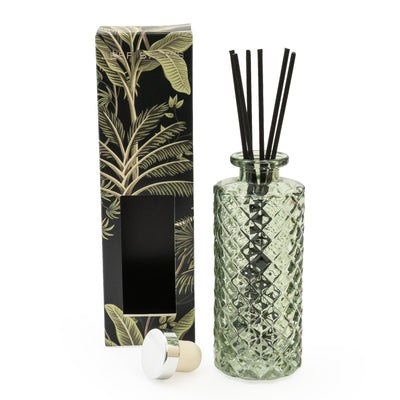 Candlelight Home Reed Diffusers 150ml Reed Diffuser Borneo  With Corsia Scent - Green 6PK