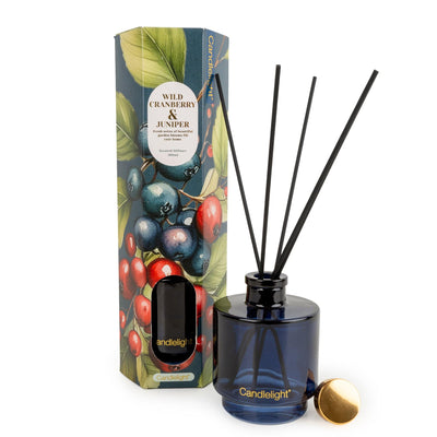 Candlelight Home Reed Diffusers 200ml Reed Diffuser - Cranberry & Juniper 6pk