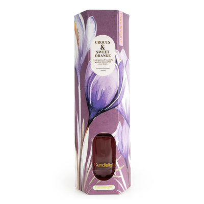 Candlelight Home Reed Diffusers 200ml Reed Diffuser - Crocus & Sweet Orange 6pk