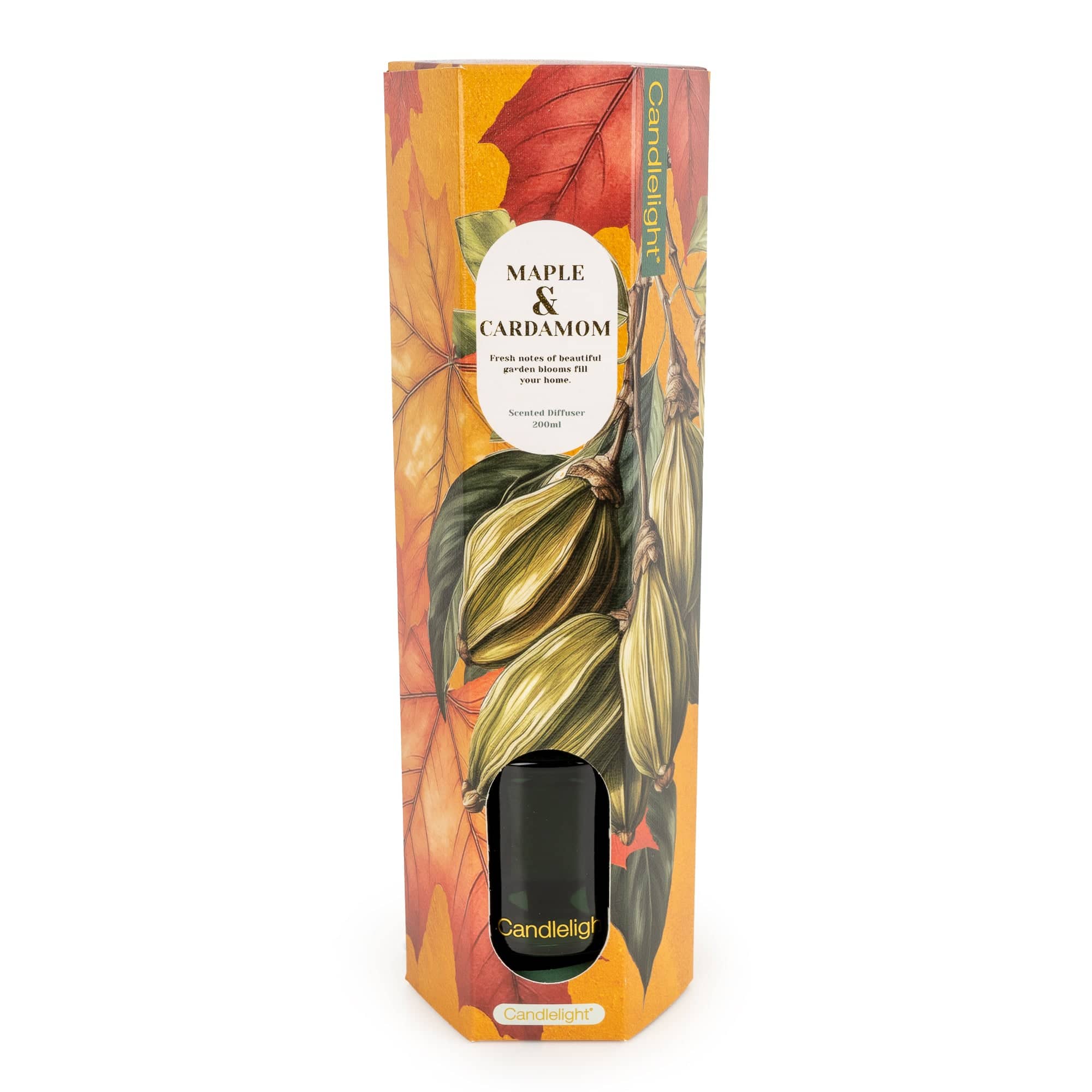 Salted Maple Reed Diffuser 200ml Reed Diffuser - Maple and Cardamom 6pk - Candlelight Home